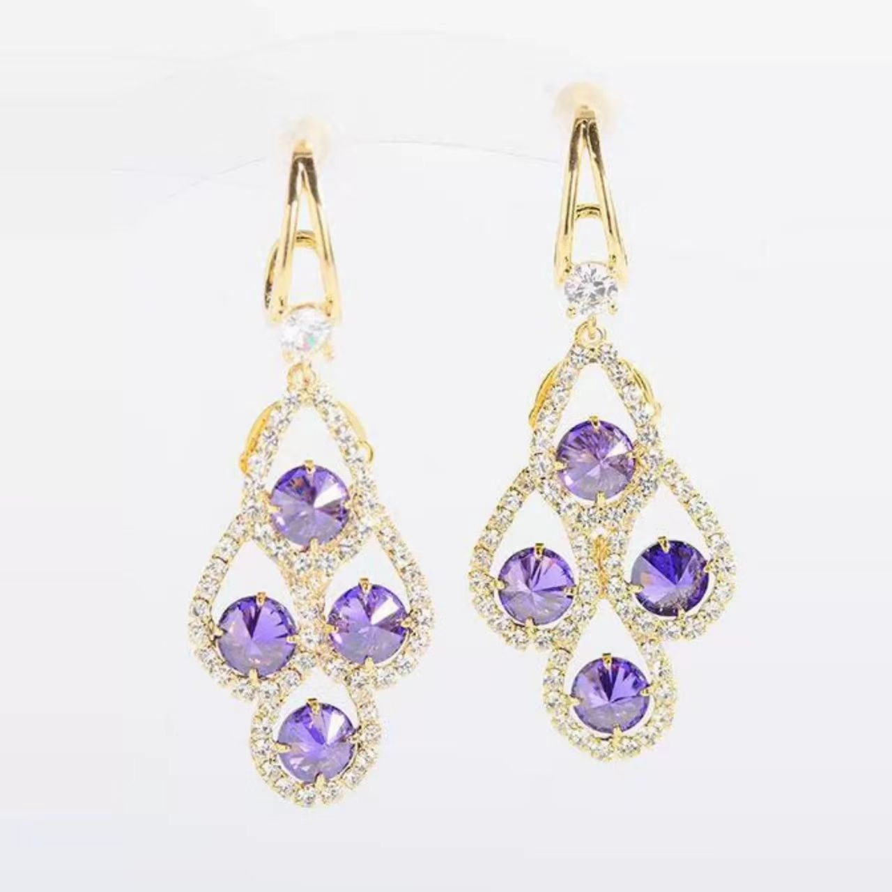 Water Drop Hoop Earrings – Elegant & Trendy