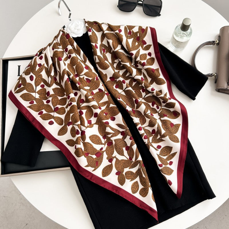 35-Inch Satin Scarf – Head Wrap & Neck Scarf, Smooth & Sun Cover