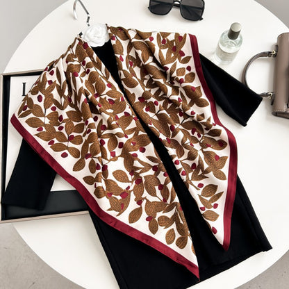 35-Inch Satin Scarf – Head Wrap & Neck Scarf, Smooth & Sun Cover