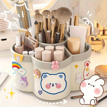 Rotating Pen Holder Organizer, Large-Capacity Minimalist Desktop Stand