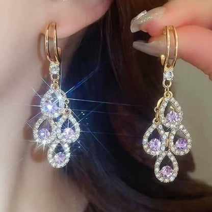 Water Drop Hoop Earrings – Elegant & Trendy