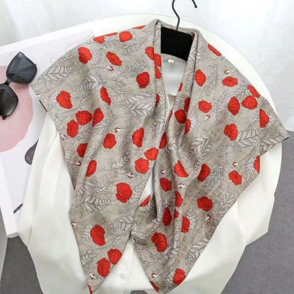 35-Inch Satin Scarf – Head Wrap & Neck Scarf, Smooth & Sun Cover