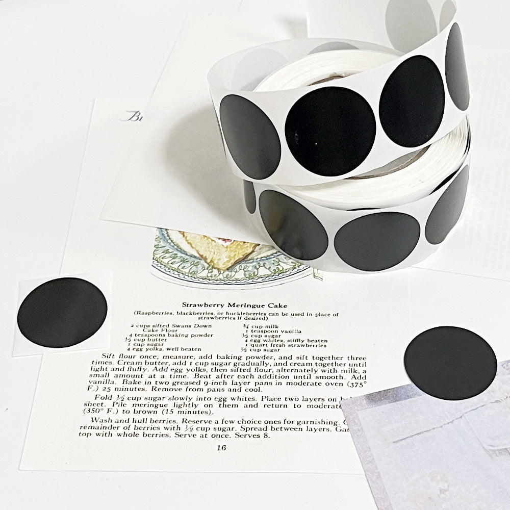 [Buy 1 Get 1 Free] Colorful Dot Stickers Round Adhesive Labels
