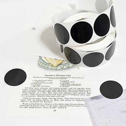 [Buy 1 Get 1 Free] Colorful Dot Stickers Round Adhesive Labels