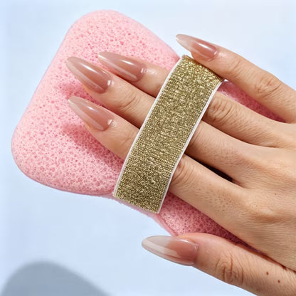 🧽Exfoliating Bath Sponge – Soft Foaming & Gentle Scrubbing, Double-Sided for Back Cleaning