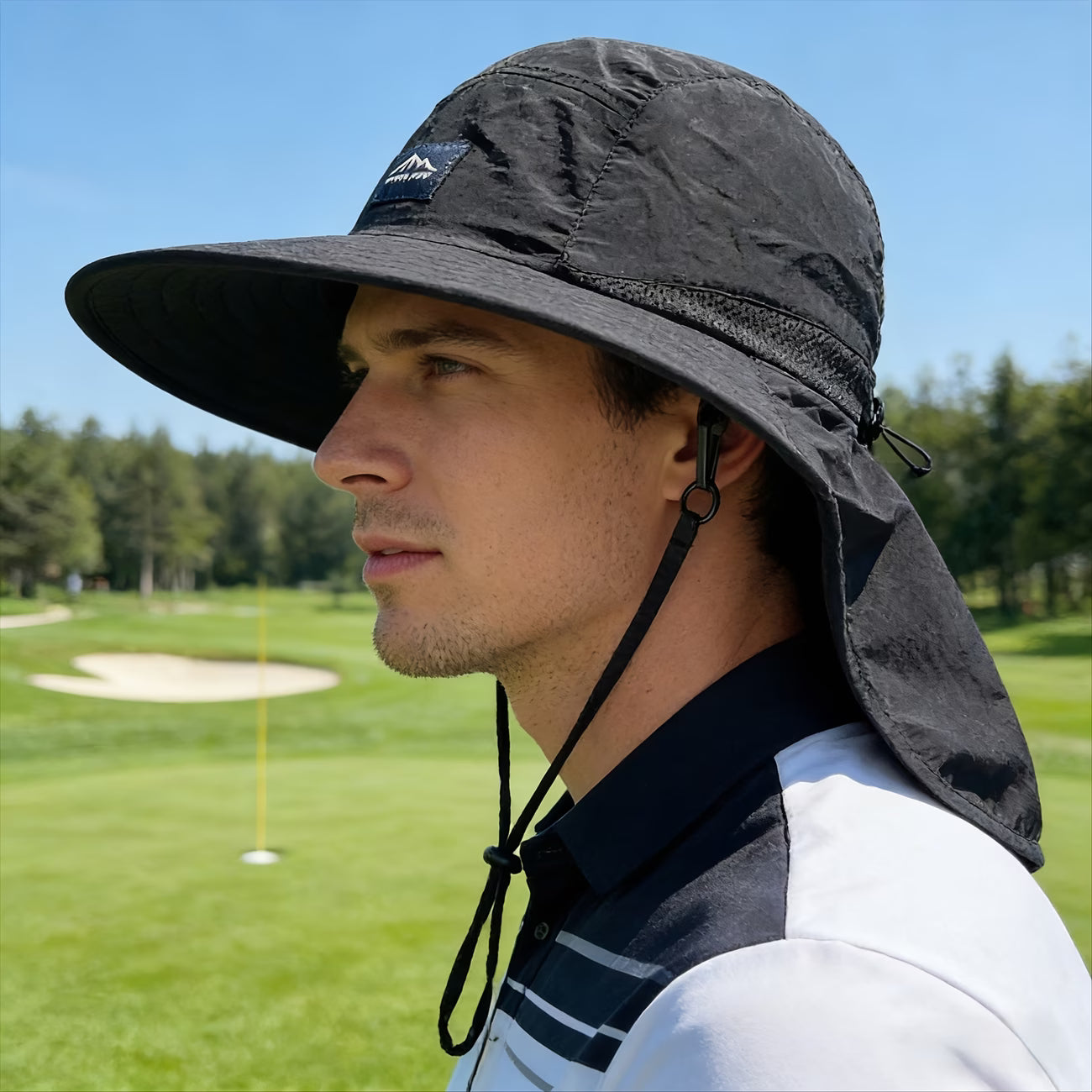 Outdoor UV Protection Sun Hat – Wide Brim Fishing, Hiking & Cycling Cap