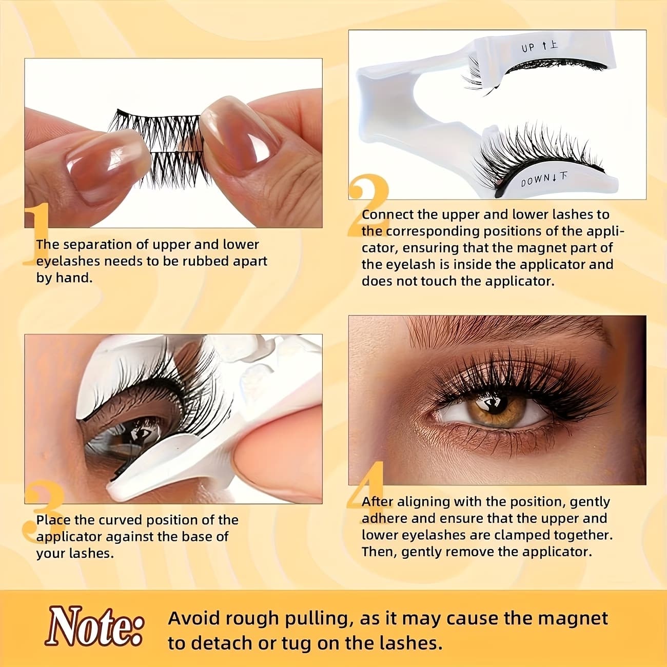 Premium Magnetic Lashes – Reusable & Comfortable