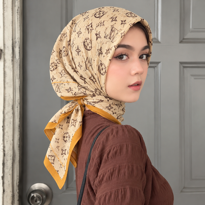 35-Inch Satin Scarf – Head Wrap & Neck Scarf, Smooth & Sun Cover