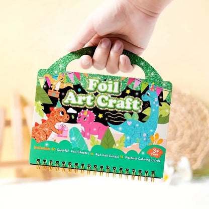 Premium Non-Toxic Kids Painting -Foil Art Kit