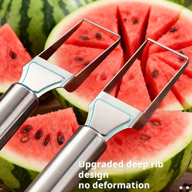 Multi-Function Stainless Steel Fruit Fork — Watermelon Slicer Tool