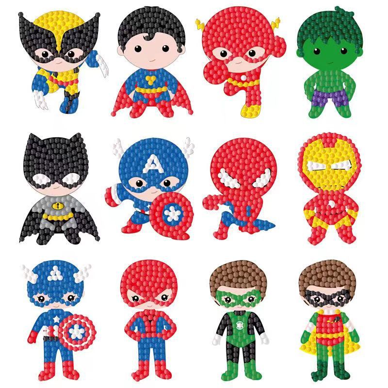 Children's DIY free stick cartoon diamond painting