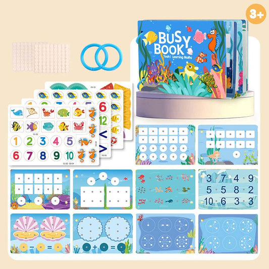 Montessori Busy Book for Toddlers – Sticker Learning Toy