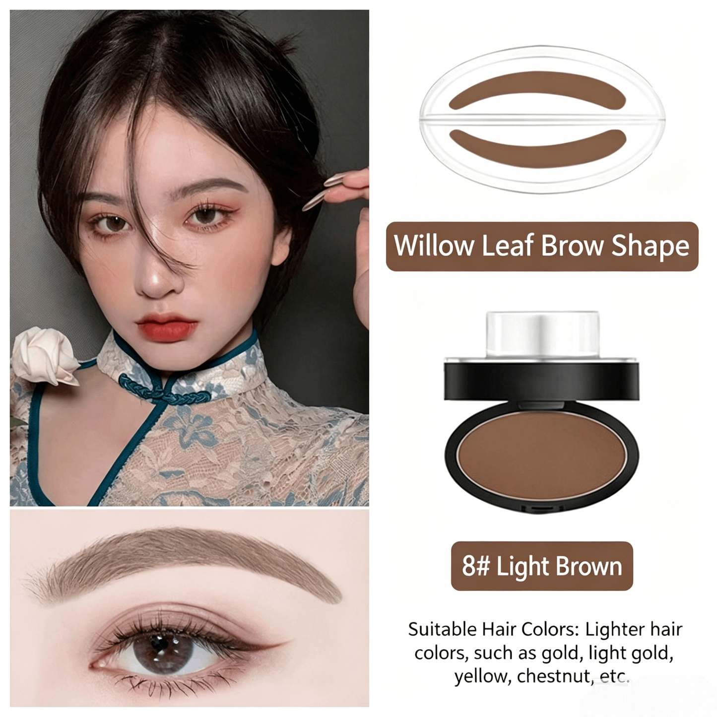 Eyebrow Stamp Set – One Press, Perfect Brows, Waterproof