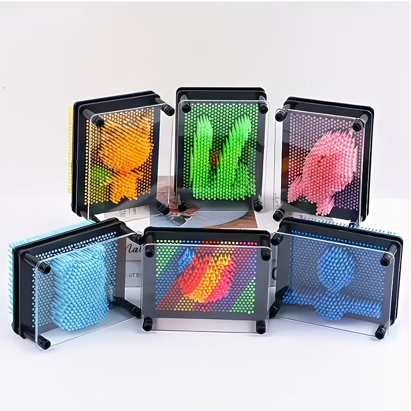 3D Pin Art Board Toy Handprint Variable Needle Painting Toys