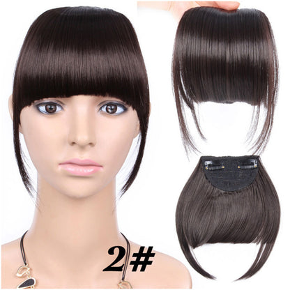 Seamless 3D Clip-In Bangs Hair Extensions