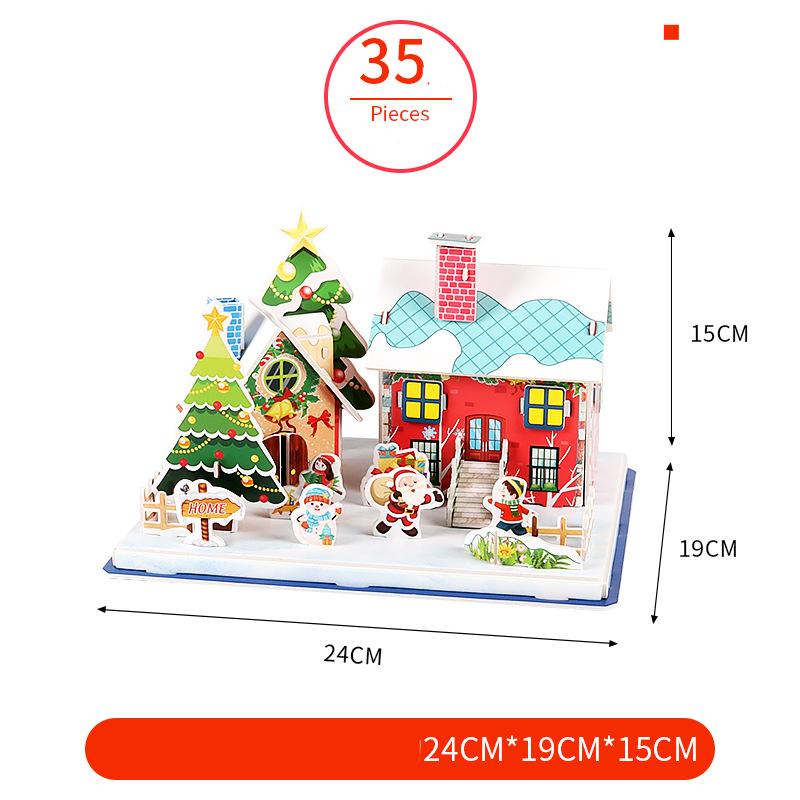 3D DIY Christmas Puzzle Kit