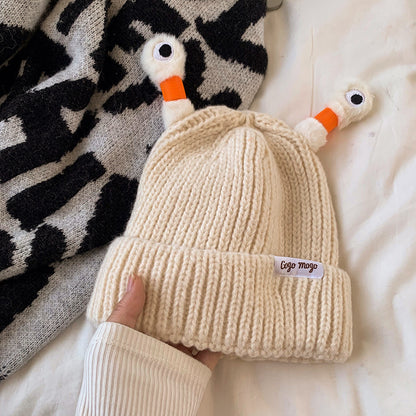 Cute Glowing Little Monster Knit Hat