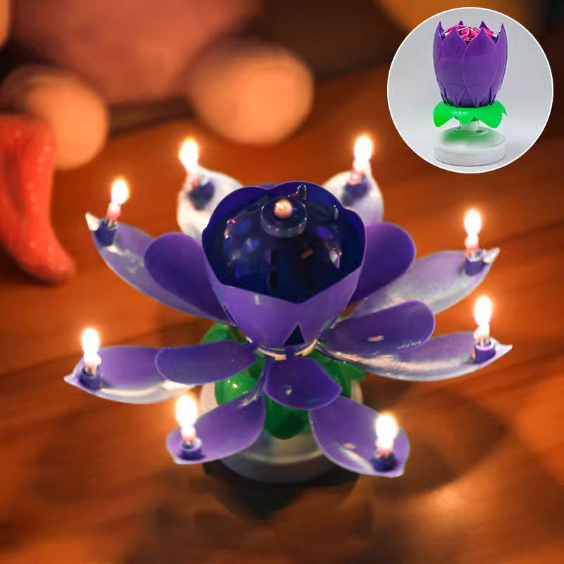 Magic Flower Musical Birthday Candle