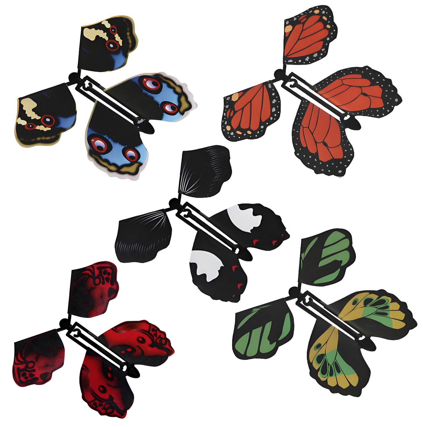 10pcs Magic Props Flying Magic Butterflies