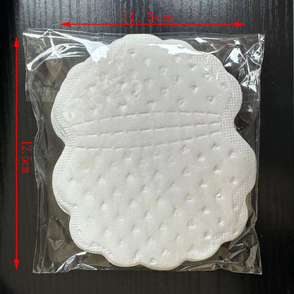 Invisible underarm antiperspirant patches, collar/hat brim sweat-absorbing patches