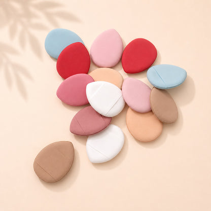 🧽10Pcs Mini Teardrop Makeup Sponge – Wet & Dry Use, Non-Absorbent, Smooth Application, Saves Foundation, Great for Daily Makeup