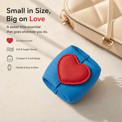 ❤️Sweetheart Mini Leather Pouch – Heart-Shaped & Compact, Jewelry & Coin Organizer, Multi-Purpose Pouch