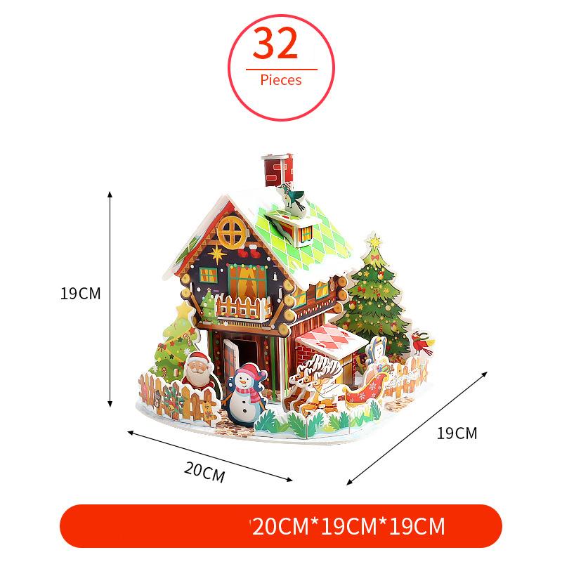 3D DIY Christmas Puzzle Kit