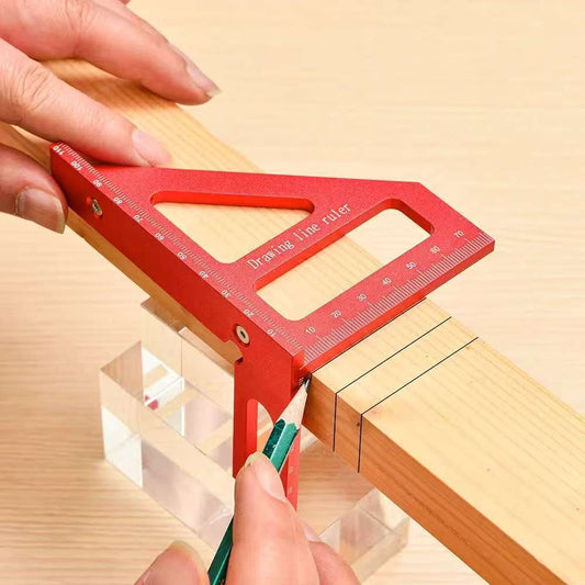 🔧📏Precision Carpenter Square Hole Scribing Ruler