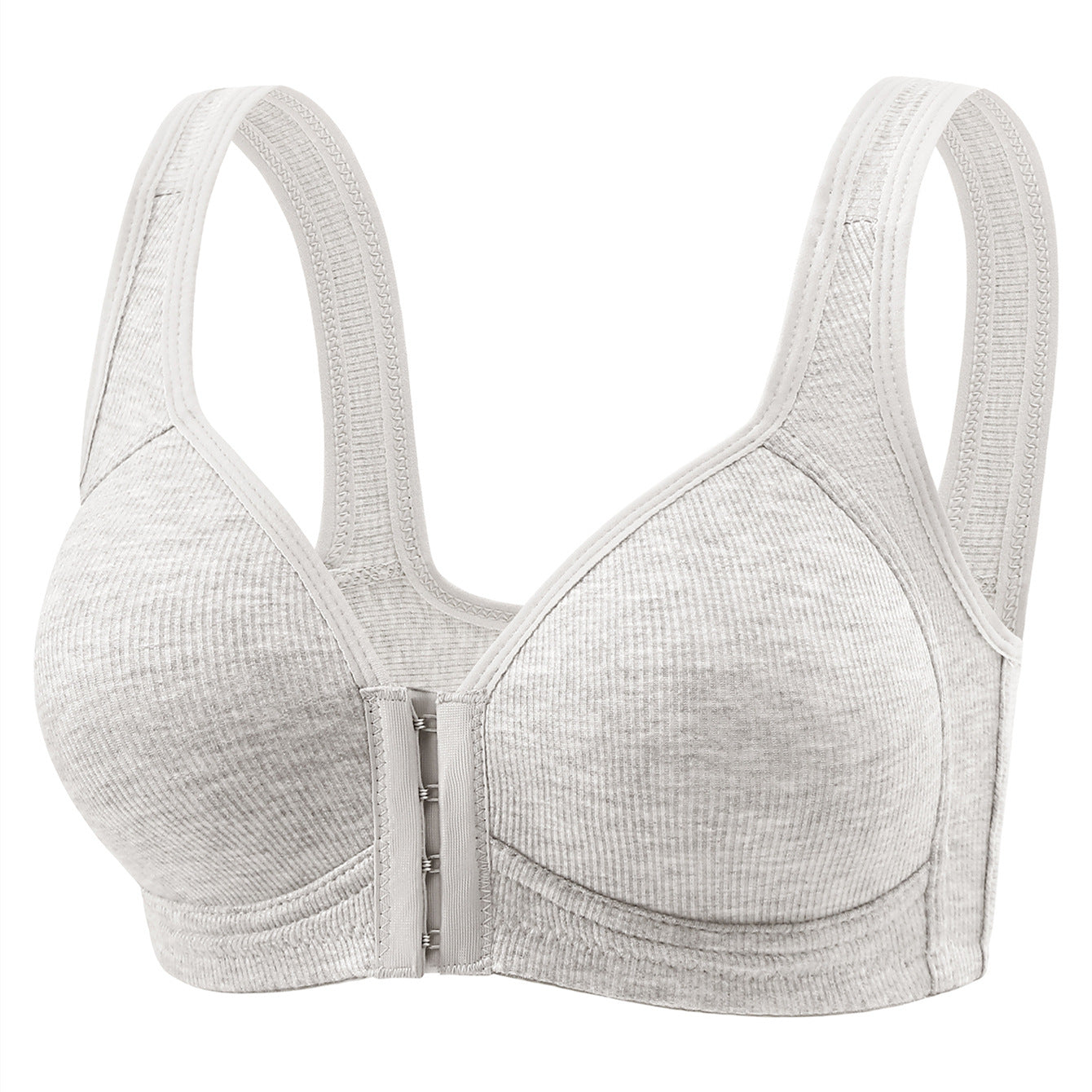 Wireless Front-Closure Push-Up Bra