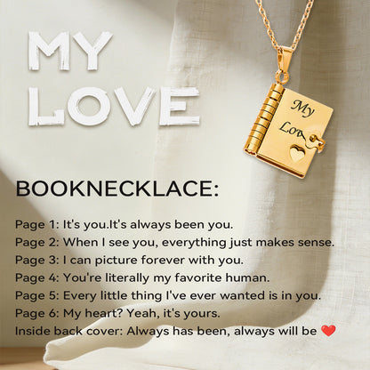 My Little Star Book Necklace
