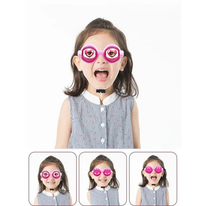 Funny Glasses with Winking Eye Mechanism – Blinking Eye Gag Glasses for Party Favors & Novelty Gifts
