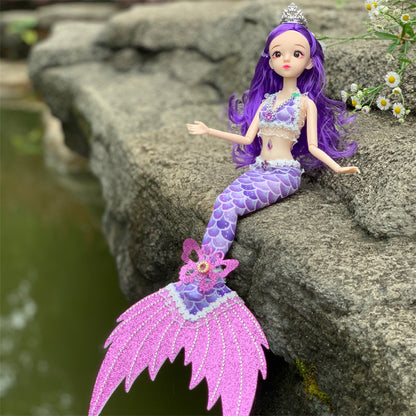 Drill Tail Mermaid Princess Doll
