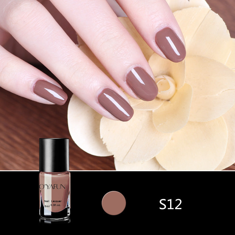 Quick-drying, no-bake, long-lasting, peelable nail polish for manicure