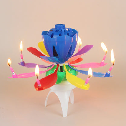 Magic Flower Musical Birthday Candle