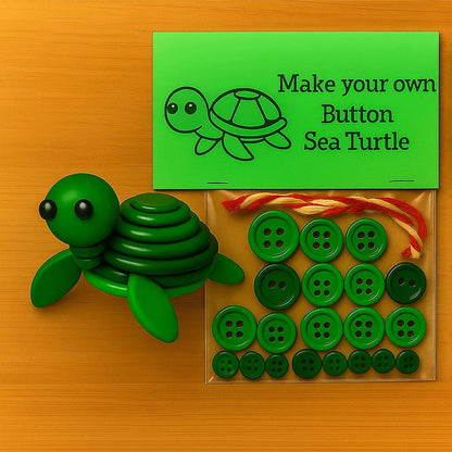 DIY Button Animal Ornaments