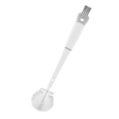 Detachable Long-Handle Silicone Cup Brush – Deep Reach for Tall Cups | Scratch-Free | for Thermos, Baby Bottles & Water Bottles