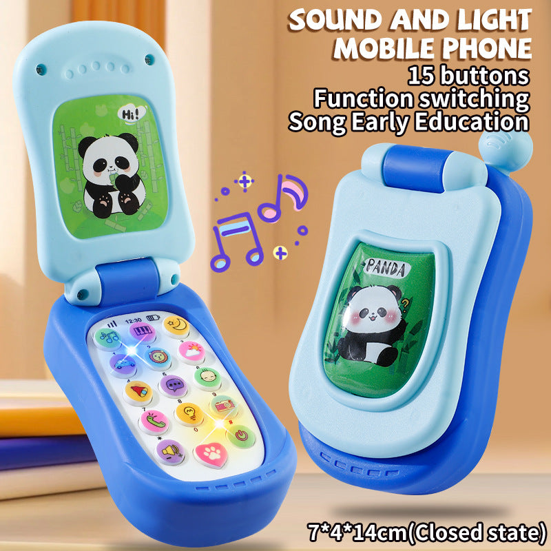 Fun Cartoon Music Flip Phone Toy