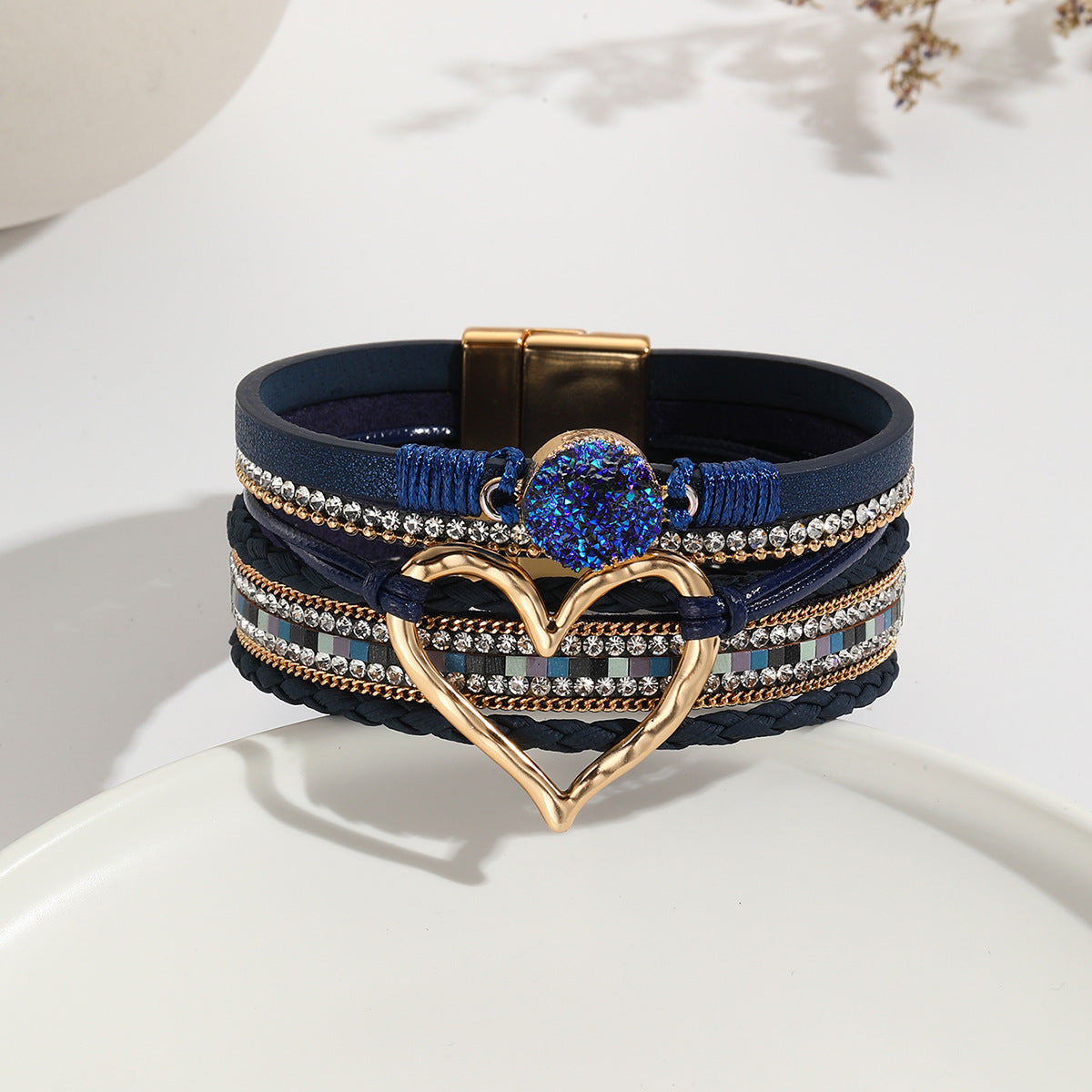 Bohemian Multi-layer Leather Bracelet Hand-woven Bracelet