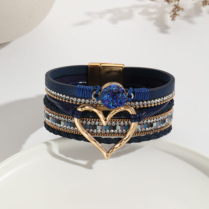 Bohemian Multi-layer Leather Bracelet Hand-woven Bracelet