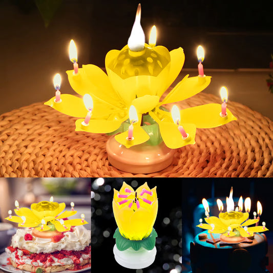 Magic Flower Musical Birthday Candle