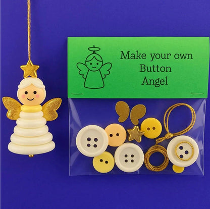 DIY Button Animal Ornaments