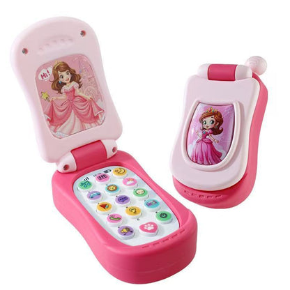 Fun Cartoon Music Flip Phone Toy