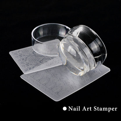 Nail Art Transparent Transfer Stamp