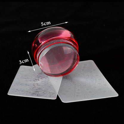 Nail Art Transparent Transfer Stamp