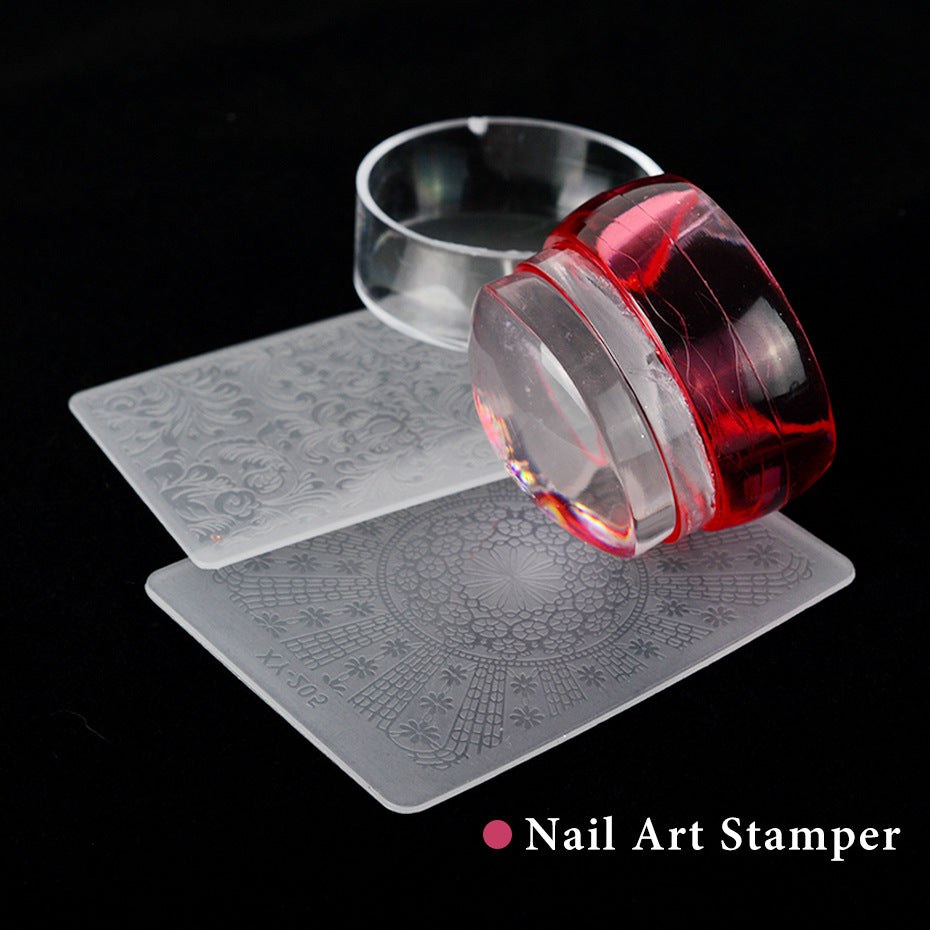 Nail Art Transparent Transfer Stamp