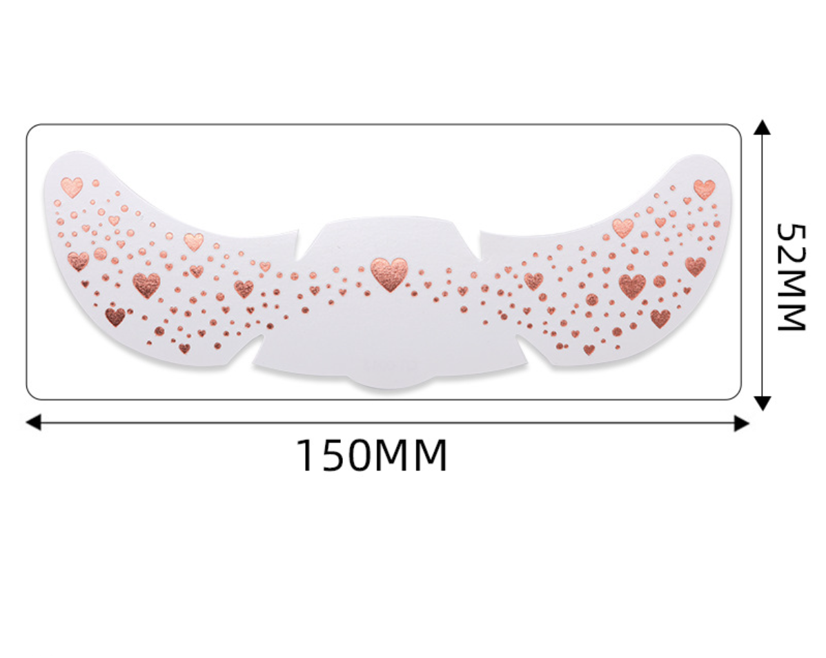 Gold foil freckle stickers, waterproof