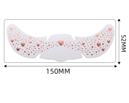 Gold foil freckle stickers, waterproof