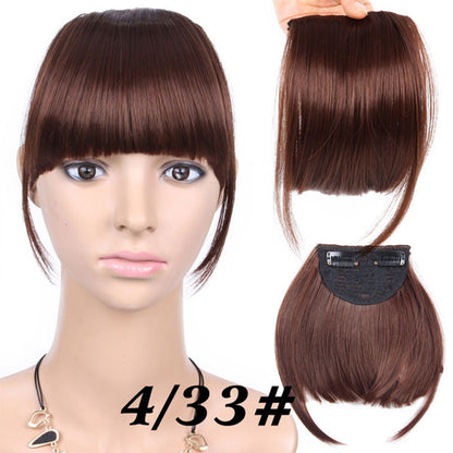 Seamless 3D Clip-In Bangs Hair Extensions