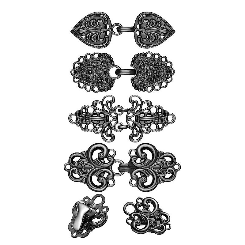 Vintage Swirl Sweater Clips for Scarves, Shawls, and Dress Shirts