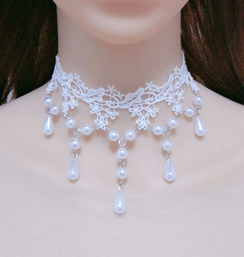 Lace necklace, neck ornament, choker
